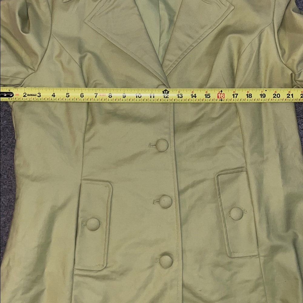 3/$15. Ladies Merona trench coat XL - Picture 10 of 10